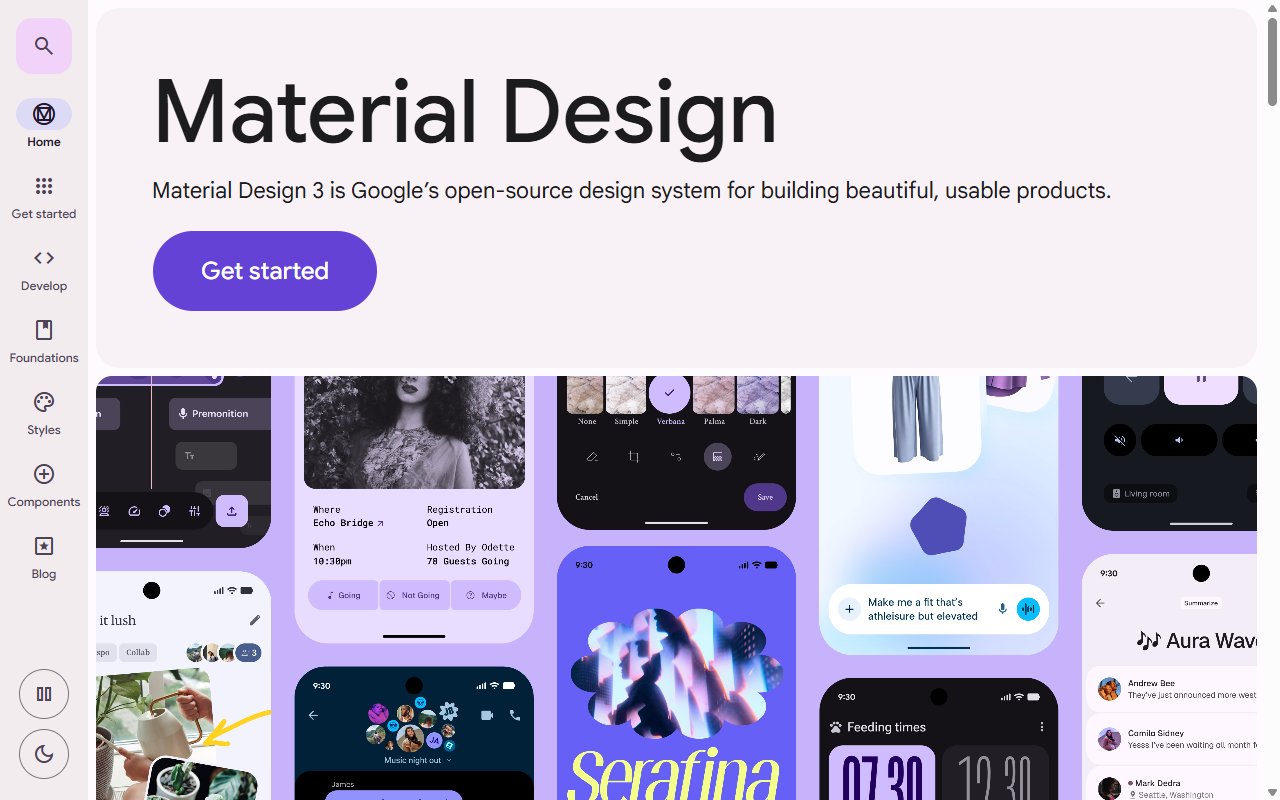 Material Design 3：Google 的开源设计体系