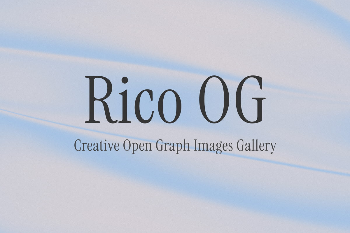 Rico OG 灵感库